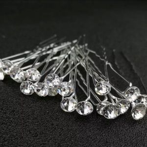 New - Elegant & Luxury- 20 piece| Silver | Bridal Hairpins | Hair Accessories